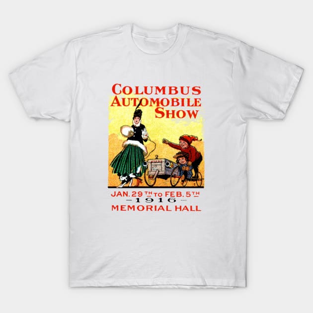 1916 Columbus Auto Show T-Shirt by historicimage